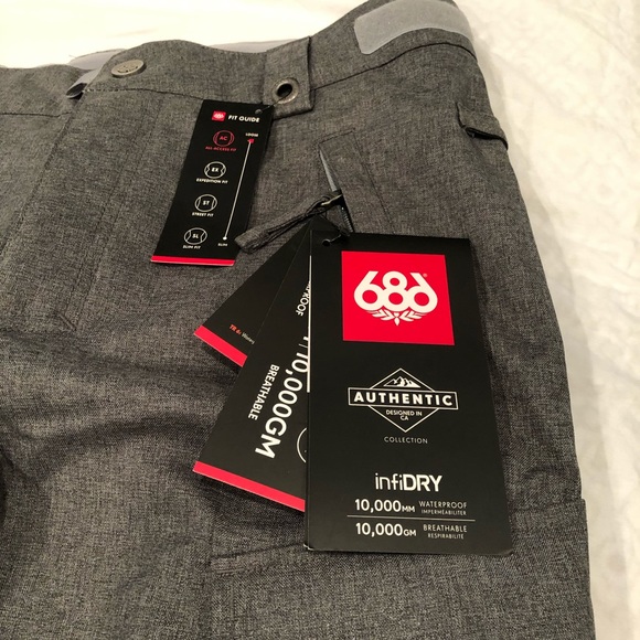 Men's 686 Cargo / Snowboard/ Cold Weather Pants - Picture 3 of 12